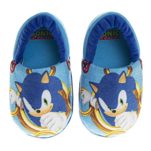 Little Boys SEGA Sonic™ the Hedgehog Plush Warm House Slippers - image 