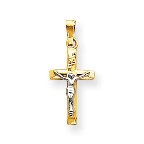 Gold Classics™ 14kt. INRI Hollow Crucifix