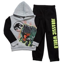 Boys (4-7) Jurassic World Color Block Hoodie & Jogger Set