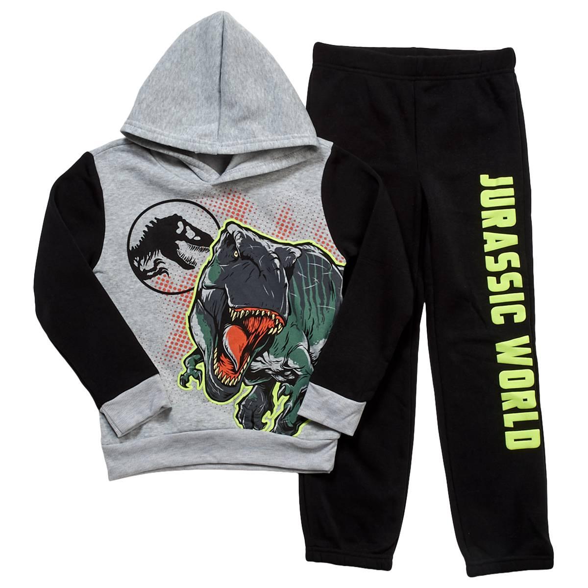 Boys (4-7) Jurassic World Color Block Hoodie & Jogger Set