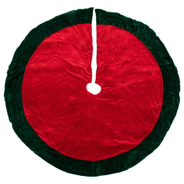 Northlight 60in. Red Traditional Christmas Tree Skirt