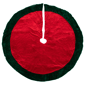 Northlight 60in. Red Traditional Christmas Tree Skirt - image 2