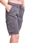 Juniors YMI® Mid Rise Cargo Long Shorts - image 4