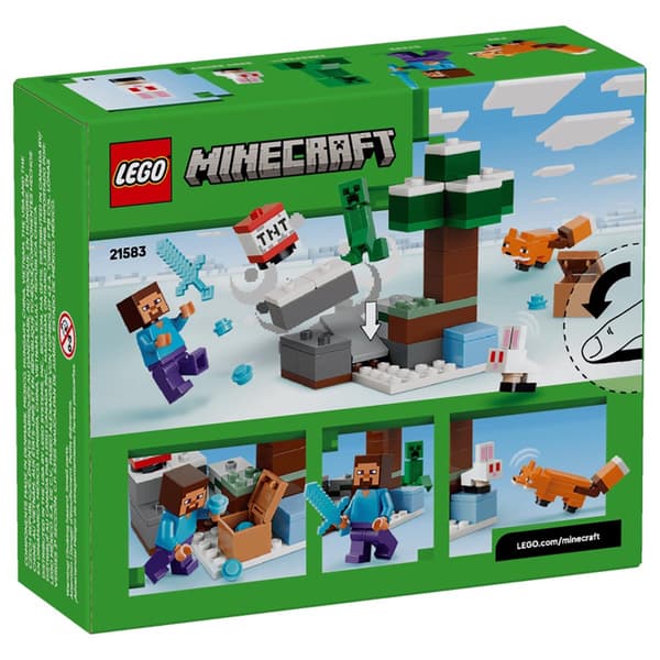 LEGO® Minecraft® Steve''s Taiga Adventure Building Kit