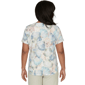 Petite Alfred Dunner Vintage Charm Round Neck Seashells Blouse - image 2