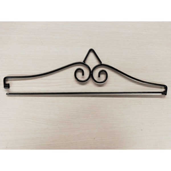 Northlight 14.5 Inch Black Metal Garden Flag Hanger