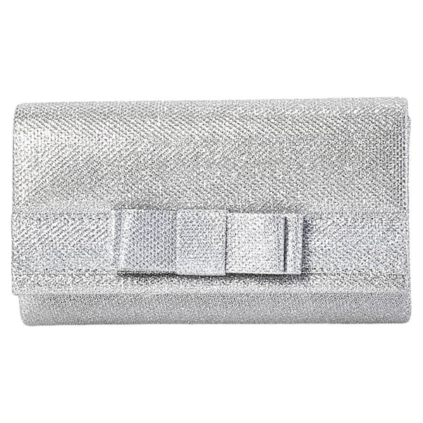 D''Margeaux Glitter Bow Clutch