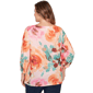 Plus Size Ruby Rd. Renaissance Romance Scallop Neck Floral Blouse - image 1