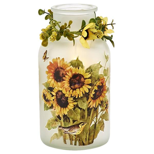 Transpac Sunflower Lantern - image 