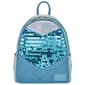 Womens Loungefly Elsa Glitter Sequin Mini Backpack - image 1