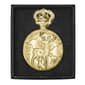Mens Gold Alloy Engraved Deer Pocket Watch - 37745 - image 2