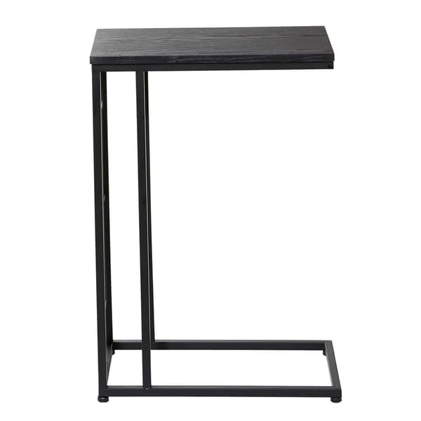 9th & Pike&#174; Contemporary Black Metal Accent Table