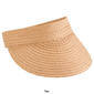 Womens Madd Hatter Braided Straw Clip Visor - image 3