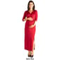 Womens 24/7 Comfort Apparel Maternity Side Slit Wrap Dress - image 4