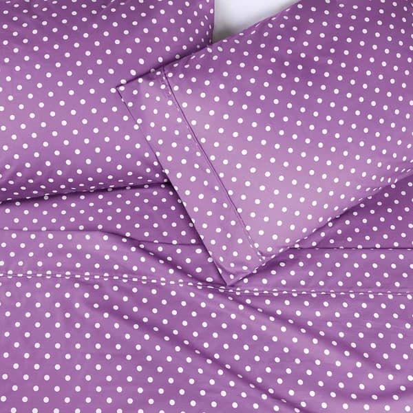 Superior 600TC Cotton Blend Polka Dot Sheet Set