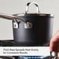 KitchenAid Hard-Anodized Nonstick Saucepan with Lid - 2 Quart - image 4