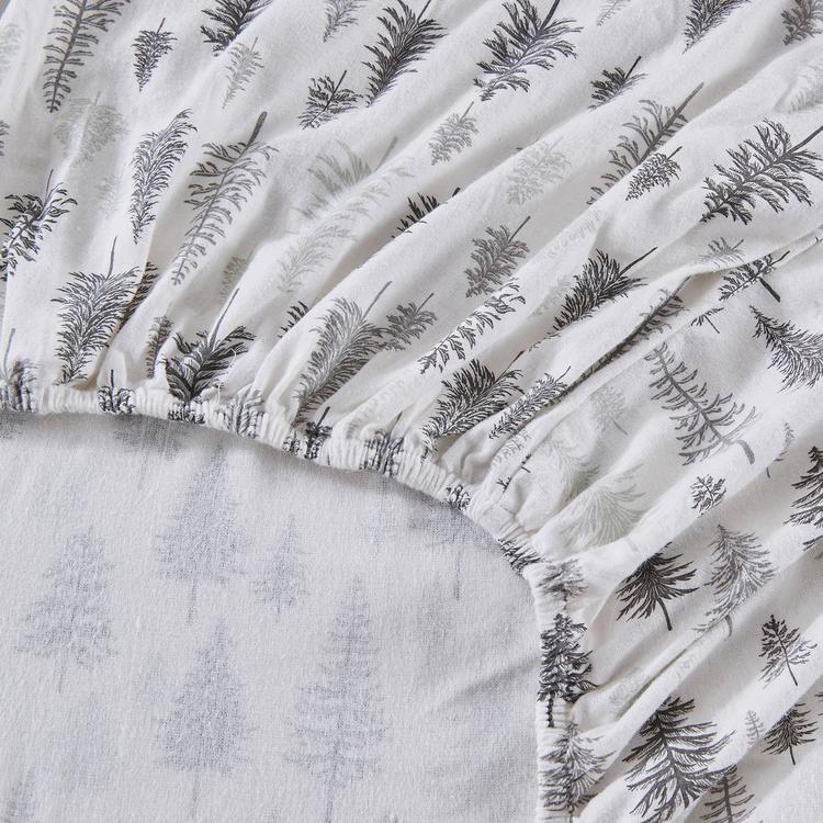 Freshfolds Cotton Truckee Winter 4pc. Flannel Sheet Set