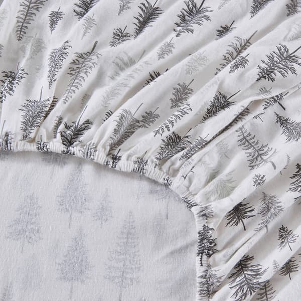 Freshfolds Cotton Truckee Winter 4pc. Flannel Sheet Set