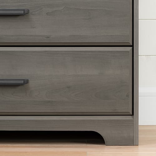 South Shore Versa Nightstand with Charging Station &amp; Drawers