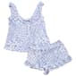 Womens Laura Ashley Paisley Tank & Short Pajama Set w/Ruffle Hem - image 1