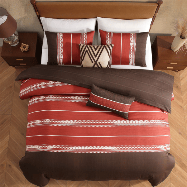 Bebejan® Terra Spice Sateen 5pc. Reversible Comforter Set