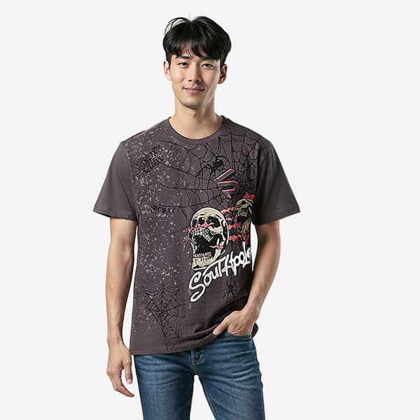 Young Mens SOUTHPOLE Spiderweb Tee