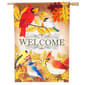 Evergreen Autumn Song Bird Garden Flag - image 1