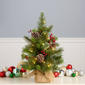 National Tree Iced Berry Pine 2ft. LED Mini Christmas Tree - image 4