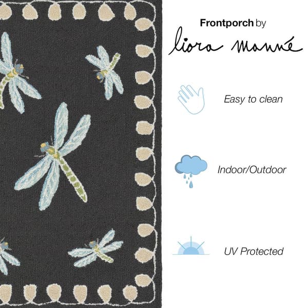 Liora Manne™ Frontporch Dragonfly Indoor/Outdoor Accent Rug