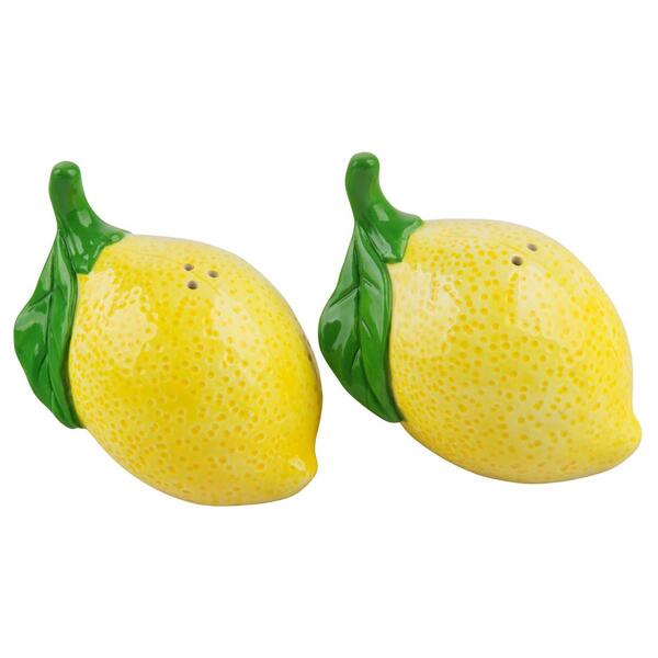 Home Essentials Lemon Salt &amp; Pepper Shakers - Set of 2 - image 
