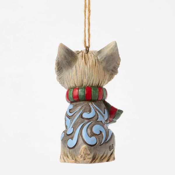Jim Shore Christmas Yorkie Dog