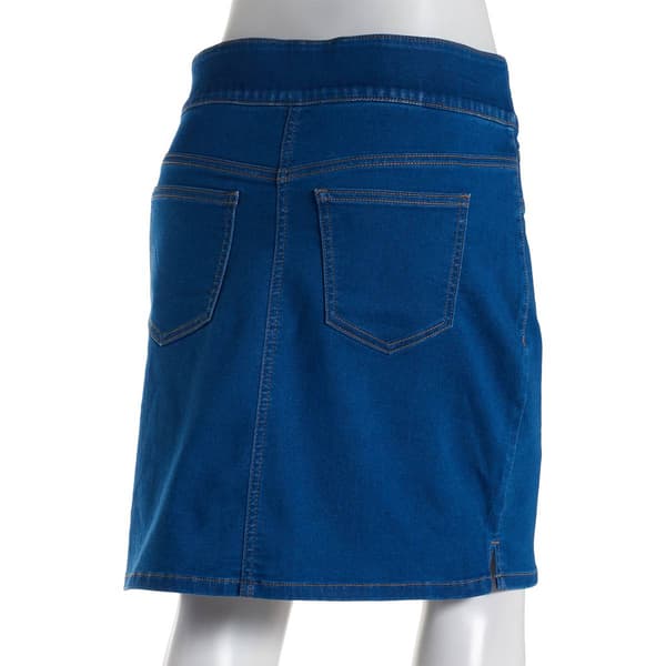 Womens Erika Joey Denim Pull On Skort
