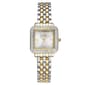 Womens Jessica Simpson Two-Tone Square Bracelet Watch - JS0112TTG - image 1