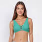 Womens Cupshe Solid Strappy Front Lace Up Bralette Swim Top - image 1