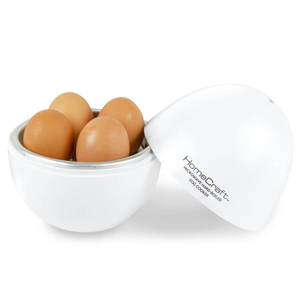 HomeCraft 4 Egg Microwave Hard Boiled Egg Cooker - image 