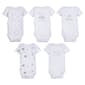 Baby Unisex &#40;NB-9M&#41; MiracleWear&#40;R&#41; Grey Print 5pk. Bodysuits - image 1