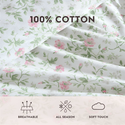 Laura Ashley® Bonnie Cotton Percale Sheet Set