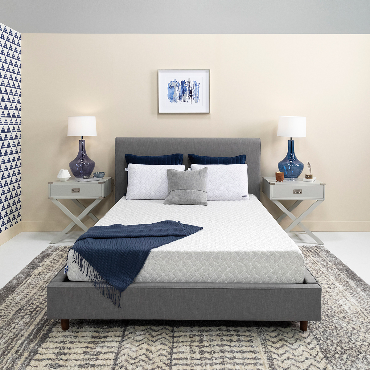 Serta Perfect Sleeper Blue Lagoon Firm Mattress Boscov s