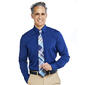 Mens Nautica Slim Fit Stretch Super Dress Shirt - Alexis Blue - image 1