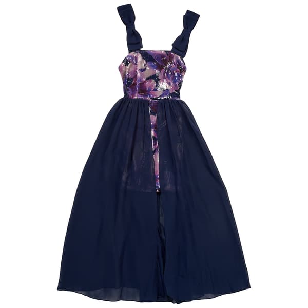 Girls (7-16) Speechless Floral Sleeveless Hi Low Dress - image 