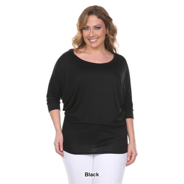 Plus Size White Mark Tunic
