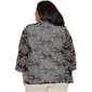 Plus Size Alfred Dunner Detail Driven Two In One Mesh Blouse - image 2