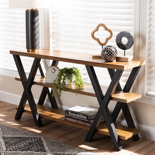 Baxton Studio Duchaine Metal Console Table