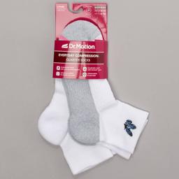 Womens Dr. Motion(R) 2pk. Butterfly Quarter Socks