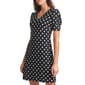 Womens Tommy Hilfiger Puff Sleeve V-Neck Ity Dot Dress - image 4