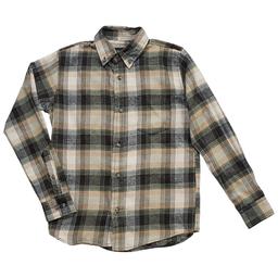 Boys (8-20) Architect(R) Flannel Shirt - Green/Grey