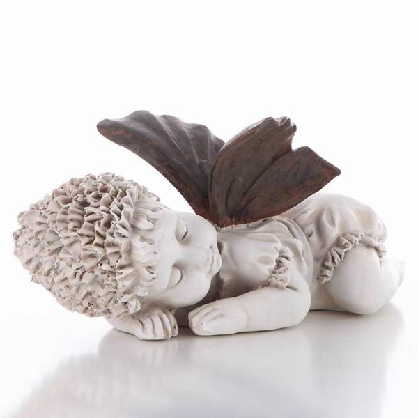 Hi-Line Gift Baby Fairy Sleeping Garden Statue