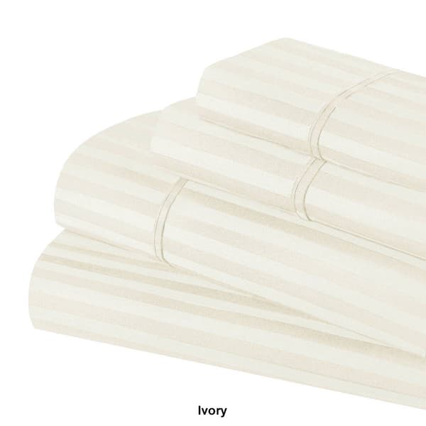 Superior Egyptian Cotton 600 Thread Count Stripe Sheet Set