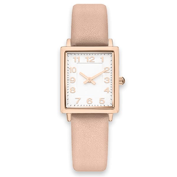 Womens Blush Strap Analog Watch - 14909R-07-H12 - image 