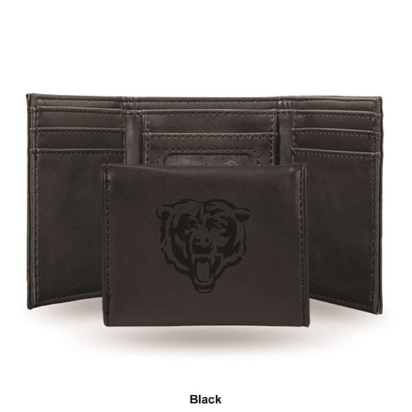 Mens NFL Chicago Bears Faux Leather Trifold Wallet